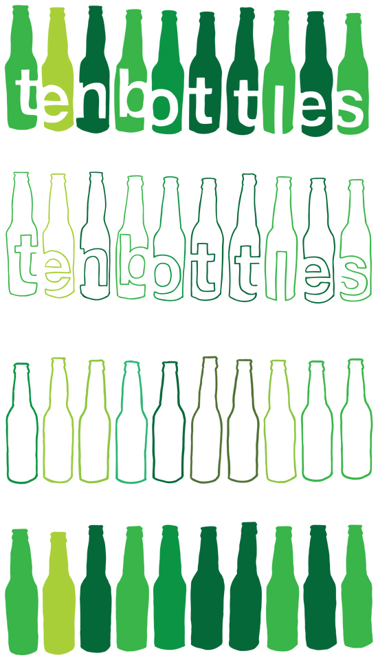 Ten Bottles Branding